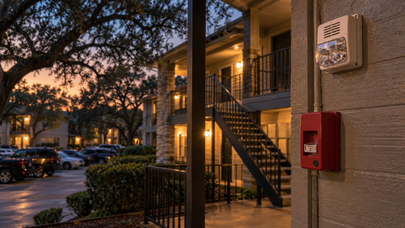 apartment fire alarm system