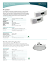 Speaker Product sheet-1