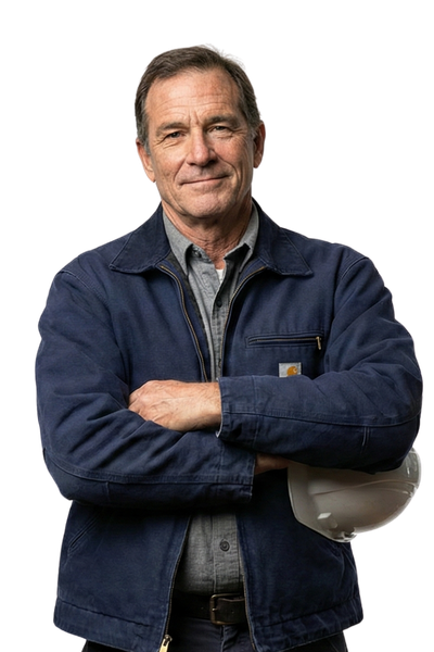 construction profession wearing jobsite clothing