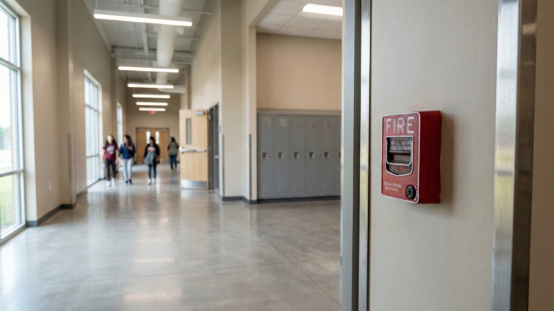 fire alarm in texas school