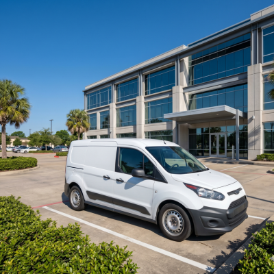 van dispatched to service appointment